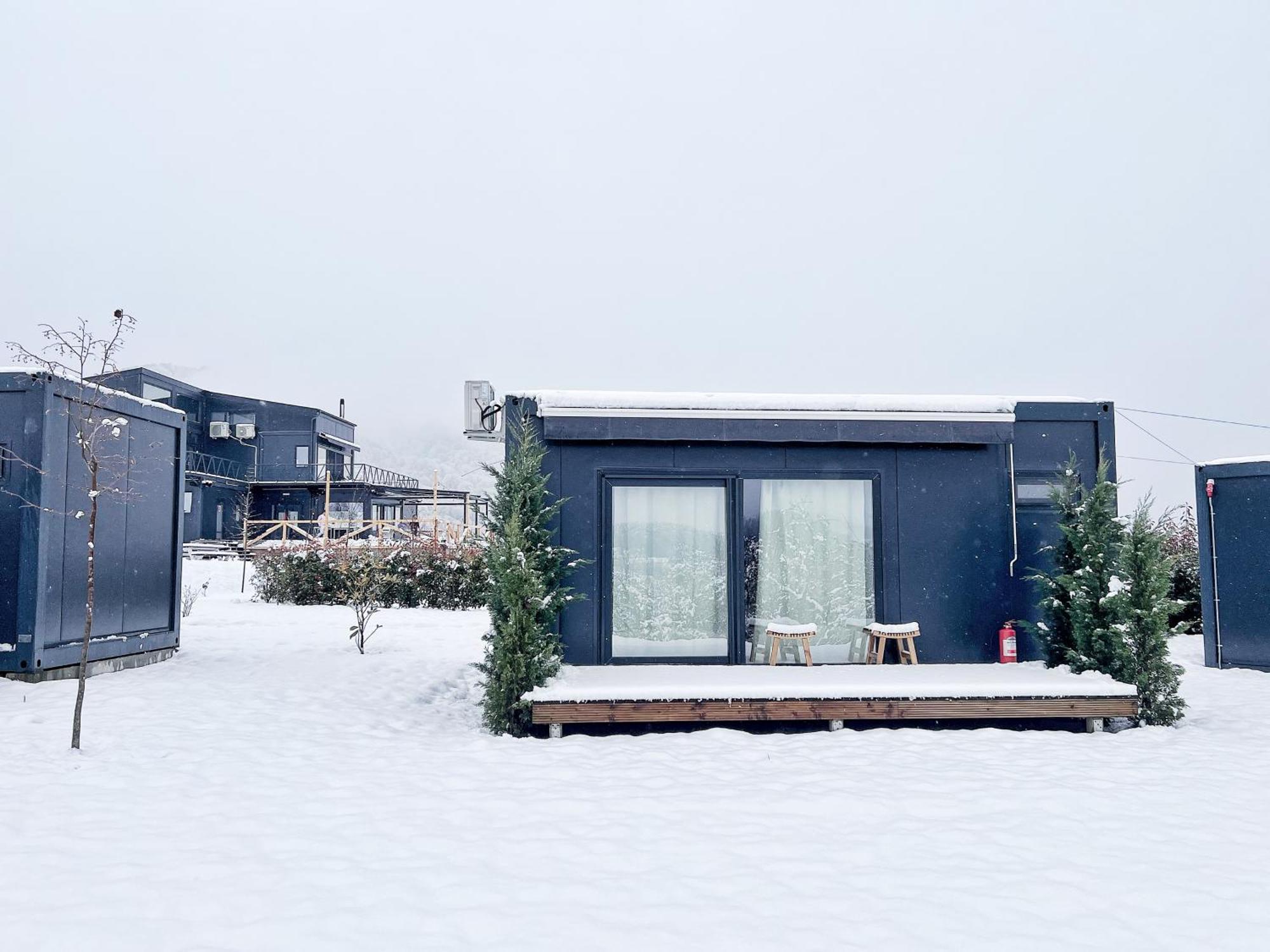 Hotel Flandra Glamping Corbeni Exterior foto